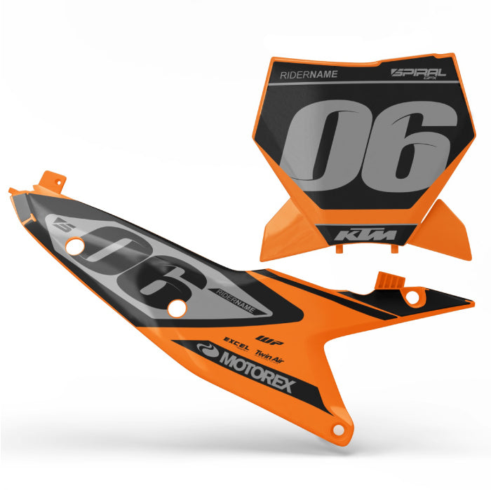 KTM // Orange Grey Backgrounds (All Bikes)