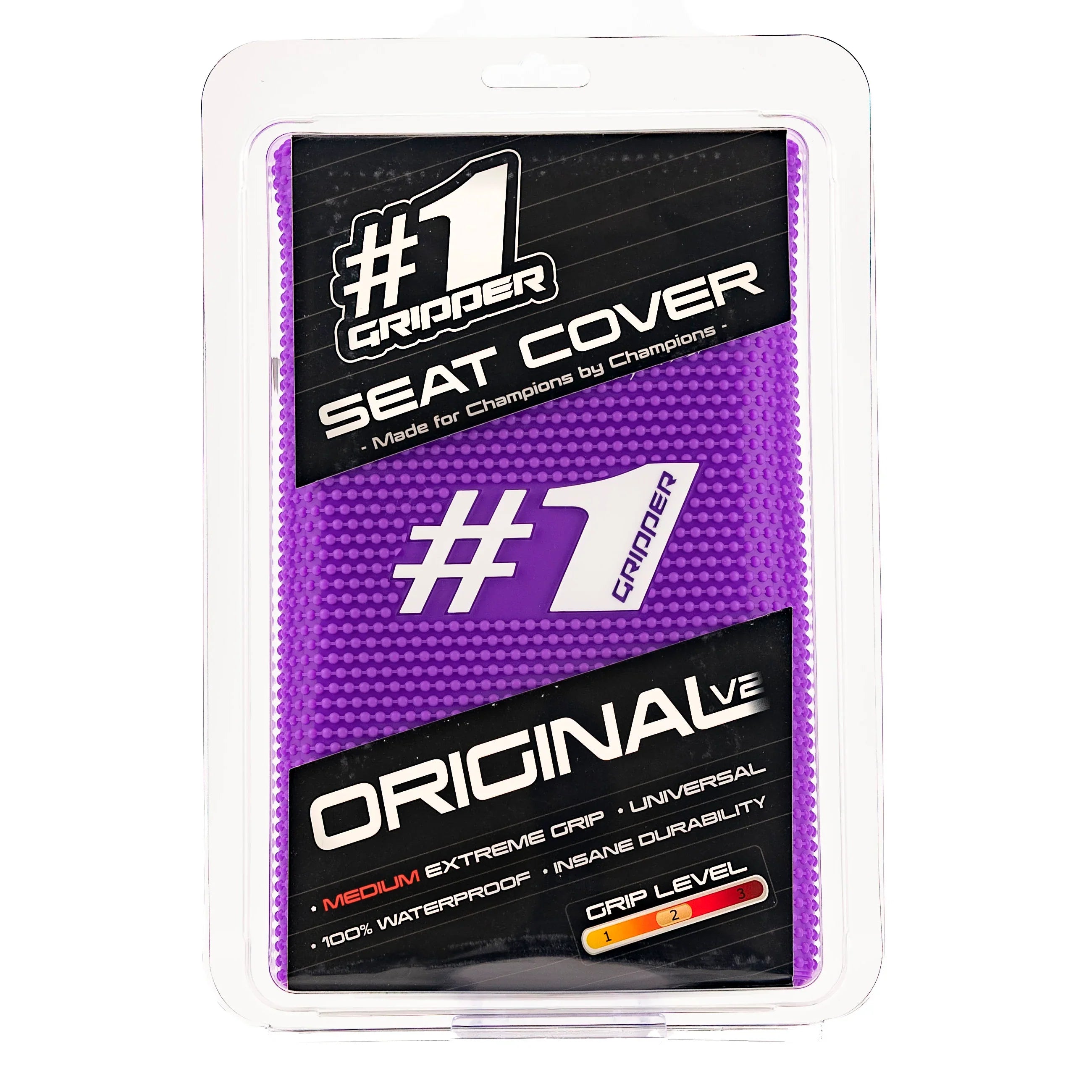 1Gripper ORIGINAL V2 Seat Cover - Purple
